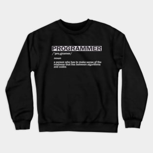 programmer, definition Crewneck Sweatshirt